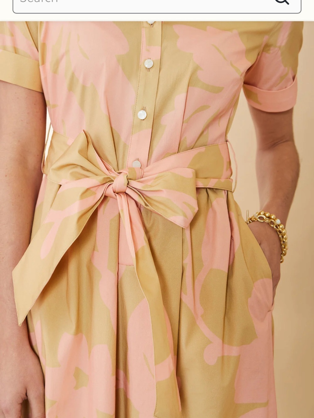 Spartina 459 NWT Maryam Midi Dress in Clara Blooms Pink - Picture 4 of 9